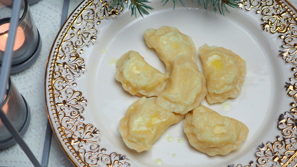 Pierogi ruskie z mąki orkiszowej